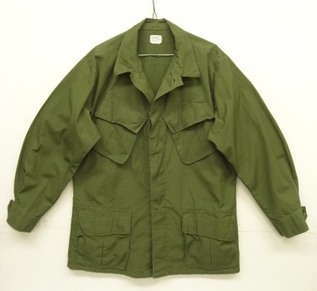 画像: 60'S アメリカ軍 US ARMY "JUNGLE FATIGUE 4th" リップストップ ファティーグジャケット M-R (DEADSTOCK) 「Jacket」入荷しました。