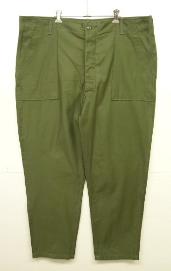 画像: 70'S アメリカ軍 US ARMY "OG107" コットンサテン ベイカーパンツ (DEADSTOCK) 「Bottoms」入荷しました。