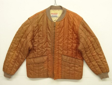 画像: 60'S UNKNOWN 裏地付き キルティングジャケット EMARブラスジップ フェードラスト (VINTAGE) 「Jacket」入荷しました。