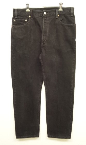 画像: 90'S LEVIS 505 デニム ブラック W36L30 USA製 (VINTAGE) 「Bottoms」入荷しました。