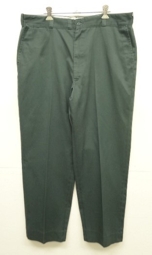 画像: 70'S LEE "CHETOPA TWILL" ワークパンツ TALONジップ ダークグリーン USA製 (VINTAGE) 「Bottoms」入荷しました。