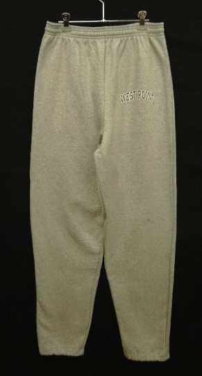 画像: 90'S THE COTTON EXCHANGE "WEST POINT" ドローコード付き スウェットパンツ ヘザーグレー USA製 (VINTAGE) 「Bottoms」入荷しました。