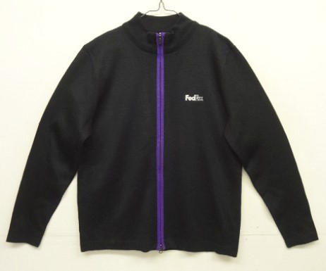 画像: 90'S FEDEX x STAN HERMAN ドライバーズニット ブラック/パープル (DEADSTOCK) 「Knit」入荷しました。