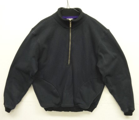 画像: 80'S LL Bean 裏ボアフリース ハーフジップ スウェットシャツ ブラック USA製 (VINTAGE) 「Sweat Shirt」入荷しました。