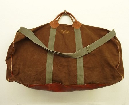 画像: 80'S LL Bean キャンバス/レザー ダッフルバッグ ブラウン/オリーブ USA製 (VINTAGE) 「Bag」入荷しました。