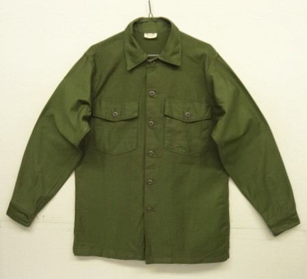 画像: 60'S アメリカ軍 US ARMY "OG107" コットンサテン ユーティリティシャツ (DEADSTOCK) 「L/S Shirt」入荷しました。