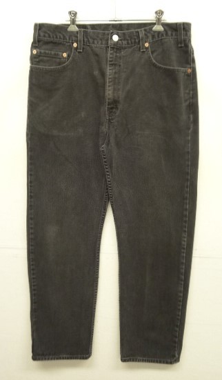 画像: 00'S LEVIS 505 デニム ブラック W36L30 USA製 (VINTAGE) 「Bottoms」入荷しました。