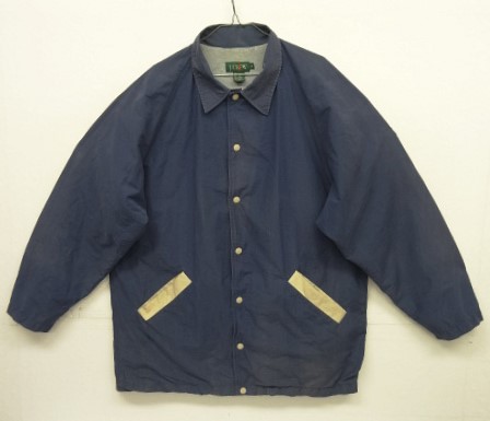 画像: 90'S J.CREW 旧タグ 裏地スウェット コーチジャケット フェードネイビー (VINTAGE) 「Jacket」入荷しました。