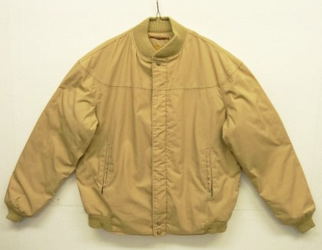 画像: 70'S VARSITY by CATALINA カップショルダー ダービージャケット タン IDEALアルミジップ (VINTAGE) 「Jacket」入荷しました。