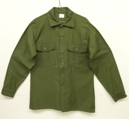 画像: 70'S アメリカ軍 US ARMY "OG107" コットンサテン ユーティリティシャツ (DEADSTOCK) 「L/S Shirt」入荷しました。