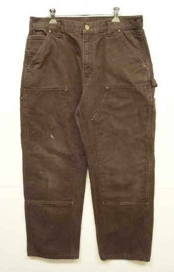 画像: 00'S CARHARTT ダブルニー ダック ペインターパンツ ブラウン W34L30 (VINTAGE) 「Bottoms」入荷しました。