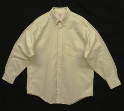 画像: 90'S BROOKS BROTHERS オックスフォード BDシャツ 生成り USA製 (VINTAGE) 「L/S Shirt」入荷しました。