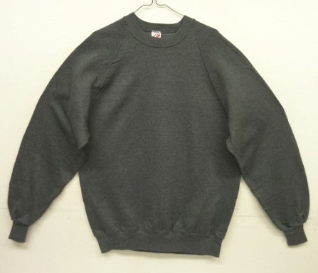 画像: 80'S JERZEES ラグランスリーブ スウェットシャツ チャコール USA製 (VINTAGE) 「Sweat Shirt」入荷しました。