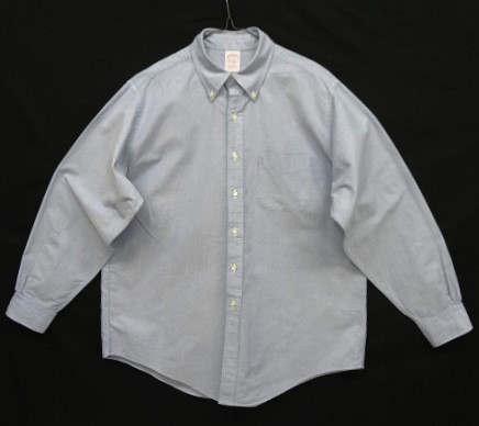 画像: 90'S BROOKS BROTHERS オックスフォード BDシャツ ブルー USA製 (VINTAGE) 「L/S Shirt」入荷しました。