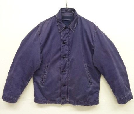 画像: 60'S アメリカ軍 US NAVY "N-4" ユーティリティジャケット ナス紺 (VINTAGE) 「Jacket」入荷しました。