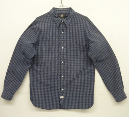 画像: RRL 6ボタン チンスト＆マチ付き 隠しボタンダウンシャツ インディゴ (USED) 「L/S Shirt」入荷しました。