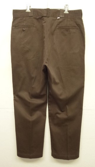 画像: 80'S DICKIES 874 チビタグ ワークパンツ ブラウン W38L31 USA製 (VINTAGE) 「Bottoms」入荷しました。