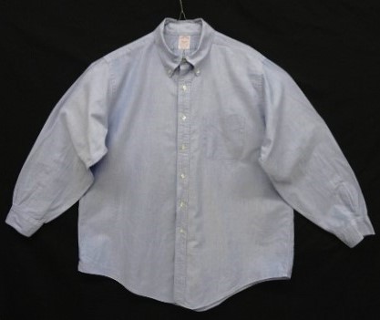 画像: 90'S BROOKS BROTHERS "MAKERS" オックスフォード BDシャツ ブルー USA製 (VINTAGE) 「L/S Shirt」入荷しました。