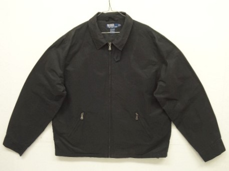 画像: 90'S RALPH LAUREN チンスト付き デトロイトジャケット ブラック (VINTAGE) 「Jacket」入荷しました。