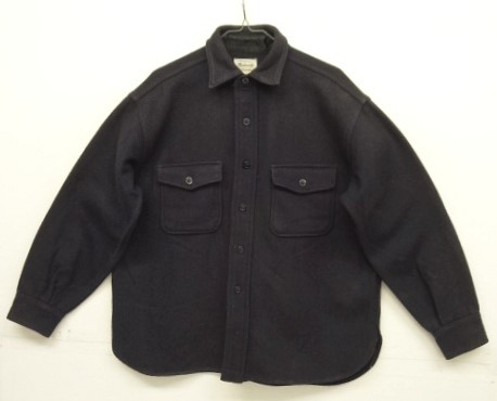 画像: 60'S MADEWELL マチ付き イカリボタン CPOシャツ ネイビー (VINTAGE) 「L/S Shirt」入荷しました。