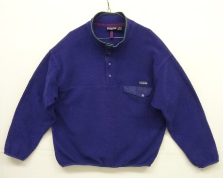 画像: 90'S PATAGONIA ”SYNCHILLA SNAP-T" シンチラ スナップT ブルー/グリーン ジャマイカ製 (VINTAGE) 「Jacket」入荷しました。