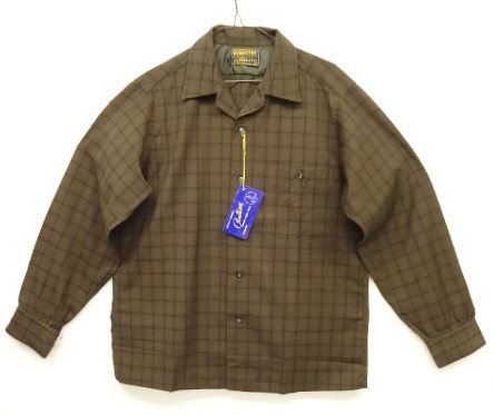 画像: 60'S PENDLETON "SIR PENDLETON" ウール 長袖 オープンカラーシャツ チェック柄 USA製 (DEADSTOCK) 「L/S Shirt」入荷しました。