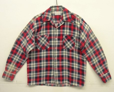 画像: 70'S CHANDLER コットン プリントネルシャツ チェック柄 (VINTAGE) 「L/S Shirt」入荷しました。