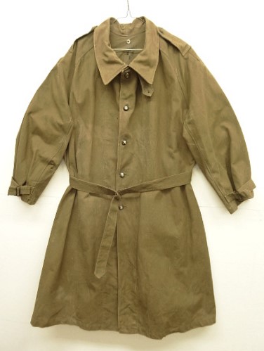 画像: 50'S フランス軍 モーターサイクルコート カーキ (VINTAGE) 「Jacket」入荷しました。