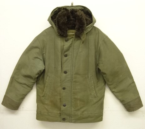 画像: 80'S フランス軍 "COULANGE MAYENNE" フード付き デッキジャケット (VINTAGE) 「Jacket」入荷しました。