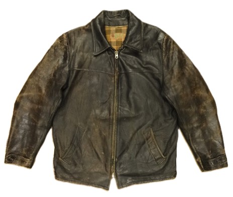 画像: 50'S ユーロヴィンテージ 裏地ウール レザージャケット RUHRジップ ブラック (VINTAGE) 「Jacket」入荷しました。