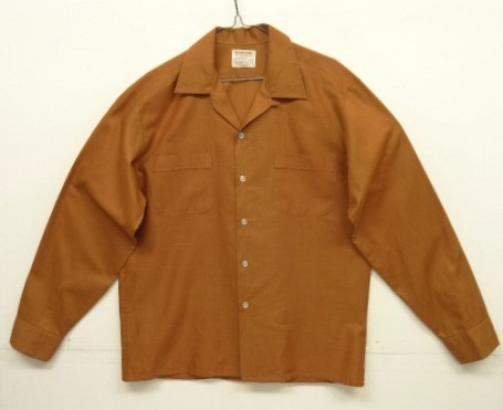 画像: 70'S McGREGOR "SCOTSET" ハンドステッチ オープンカラーシャツ ラスト (VINTAGE) 「L/S Shirt」入荷しました。