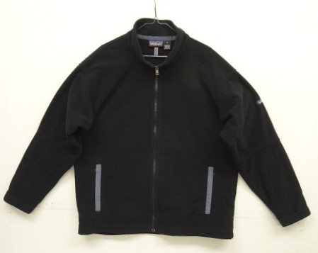 画像: 02'S PATAGONIA 袖ロゴ シンチラ フルジップ ジャケット ブラック (VINTAGE) 「Jacket」入荷しました。