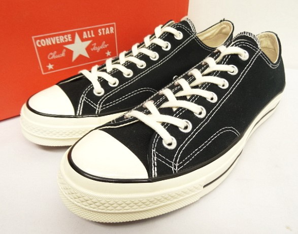 画像: CONVERSE "CT70" キャンバス 三ツ星ヒールパッチ ローカット ブラック 箱付き (NEW) 「Shoes」入荷しました。