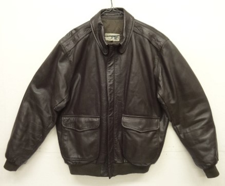 画像: 90'S LL Bean "THINSULATE入り" A-2 レザー フライトジャケット ブラウン USA製 (VINTAGE) 「Jacket」入荷しました。