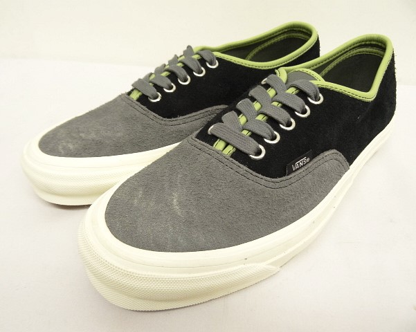 画像: VANS "SALES SAMPLE" AUTHENTIC オールレザー スニーカー グレー/ブラック (一点物/NEW) 「Shoes」入荷しました。