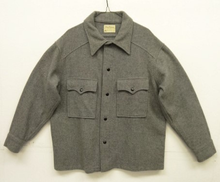 画像: 70'S PENDLETON ウール 2ポケット ショート丈 ウエスタンジャケット グレー USA製 (VINTAGE) 「Jacket」入荷しました。