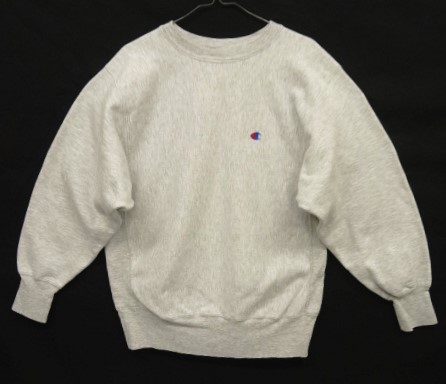 画像: 90'S CHAMPION 刺繍タグ リバースウィーブ グレー USA製 (VINTAGE) 「Sweat Shirt」入荷しました。