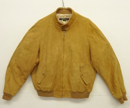 画像: 80'S BROOKS BROTHERS 裏地付き ヌバックレザー ドリズラージャケット ライトブラウン (VINTAGE) 「Jacket」入荷しました。