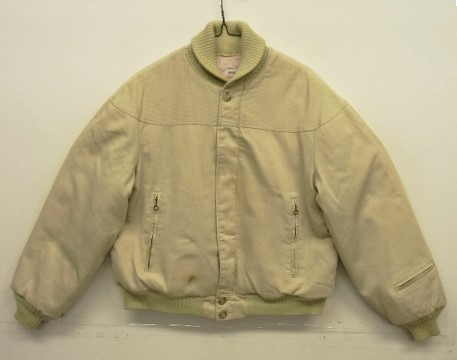 画像: 60'S PENNEY'S 中綿入り コードレーン カップショルダー ダービージャケット オフホワイト (VINTAGE) 「Jacket」入荷しました。