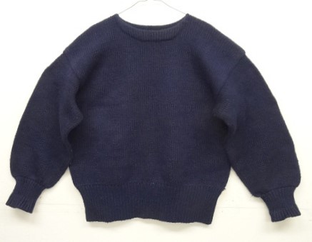 画像: 60'S HANSON SPORTSWEAR リブ長 ウール ニット ネイビー (VINTAGE) 「Knit」入荷しました。