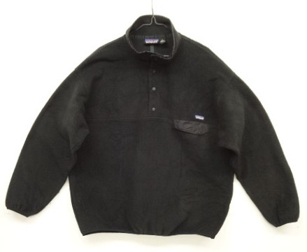 画像: 90'S PATAGONIA ”SYNCHILLA SNAP-T" シンチラ スナップT オールブラック USA製 (VINTAGE) 「Jacket」入荷しました。