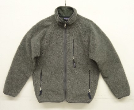 画像: 90'S PATAGONIA レトロカーディガン グレー/オリーブ USA製 (VINTAGE) 「Jacket」入荷しました。