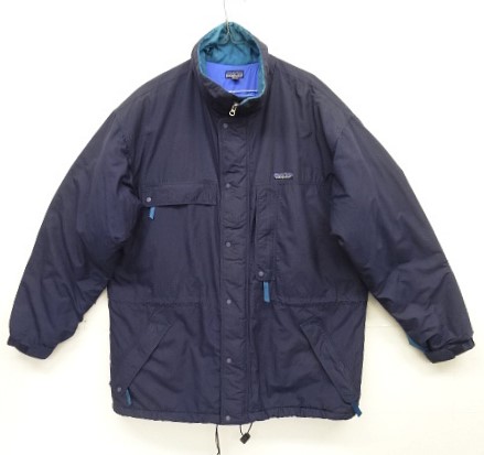 画像: 90'S PATAGONIA "GUIDE PARKA" 旧タグ 中綿入り ハーフコート ネイビー (VINTAGE) 「Jacket」入荷しました。