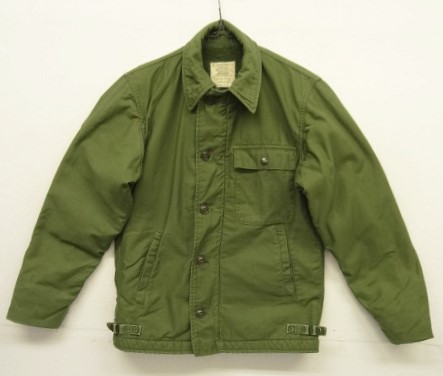 画像: 60'S アメリカ軍 US NAVY "A-2" 背面ステンシル デッキジャケット ミリタリーグリーン (VINTAGE) 「Jacket」入荷しました。