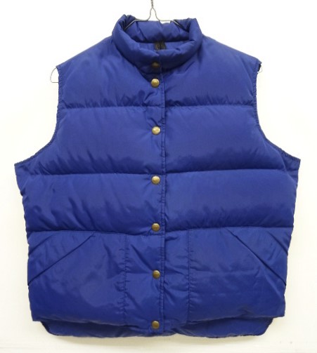 画像: 80'S LL Bean グースダウン ダウンベスト ネイビー USA製 (VINTAGE) 「No Sleeve」入荷しました。