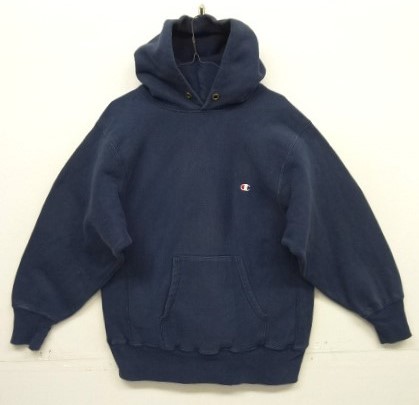 画像: 90'S CHAMPION 刺繍タグ リバースウィーブ パーカー ネイビー USA製 (VINTAGE) 「Parka」入荷しました。