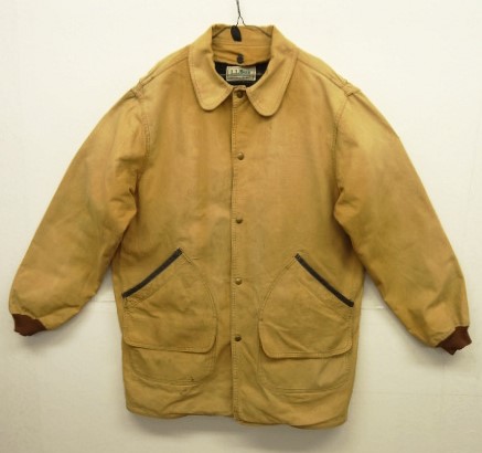 画像: 80'S LL Bean 裏地ウールライナー付き ダックコート フェードブラウン USA製 (VINTAGE) 「Jacket」入荷しました。