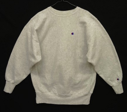 画像: 90'S CHAMPION 刺繍タグ リバースウィーブ グレー USA製 (VINTAGE) 「Sweat Shirt」入荷しました。