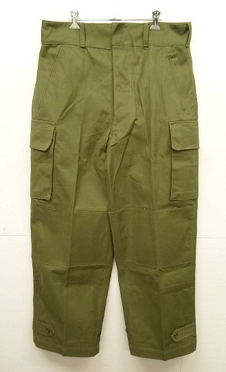 画像: 50'S フランス軍 M47 前期型 フィールドパンツ オリーブ サイズ35 (DEADSTOCK) 「Bottoms」入荷しました。