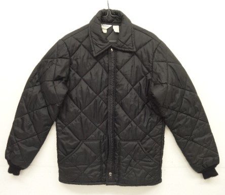 画像: 70'S KEY IMPERIAL 三角タグ キルティングジャケット TALONジップ ブラック USA製 (VINTAGE) 「Jacket」入荷しました。